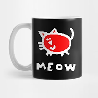 Pixelart Meow Cat Mug